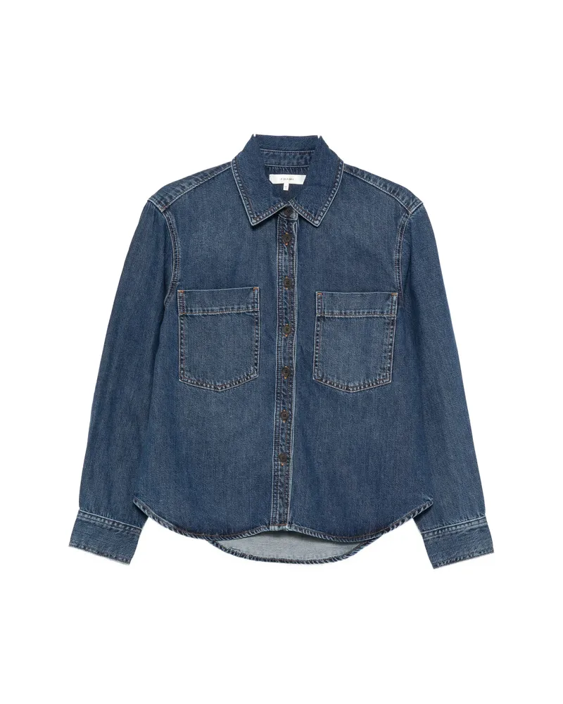 Frame Denim Chest-pocket Shirt Blue