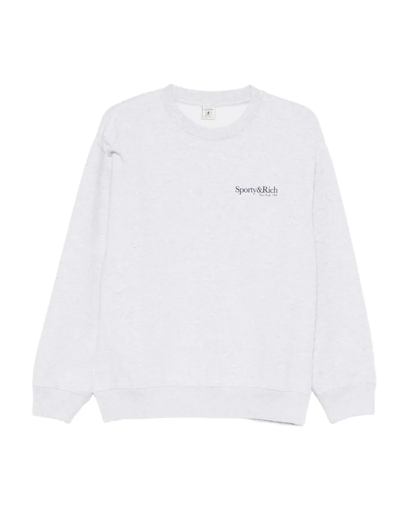 SPORTY & RICH Run Club Sweatshirt Grey