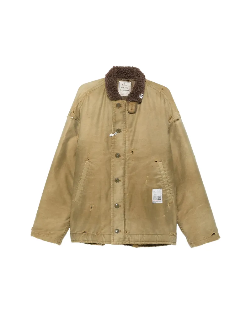 MIHARAYASUHIRO Sun Faded Like Military Jacket Green