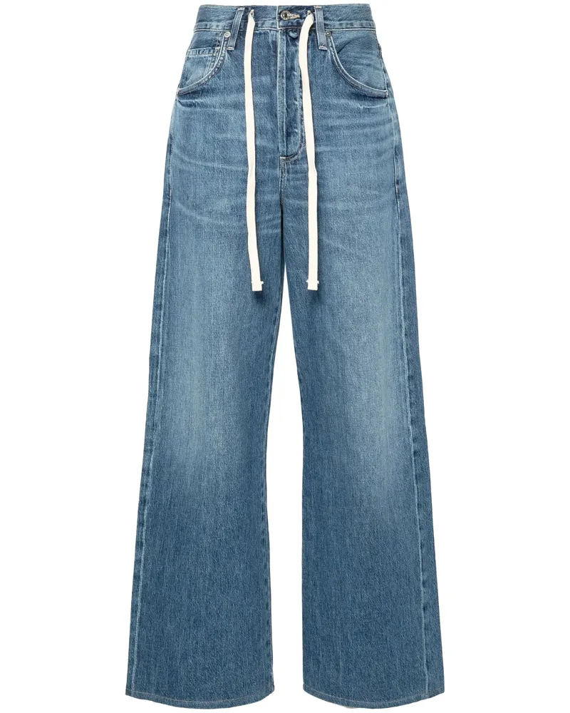 Citizens of humanity Brynn High-rise Straight-leg Jeans Blue