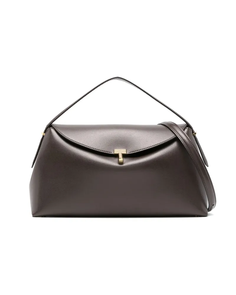 Totême T-lock Shoulder Bag Brown