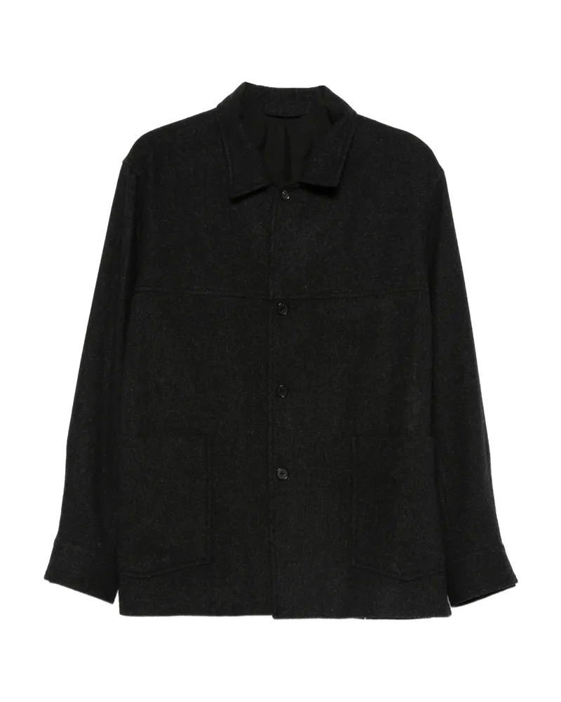 Kaptain Sunshine Pocket-buttoned Jacket Grey