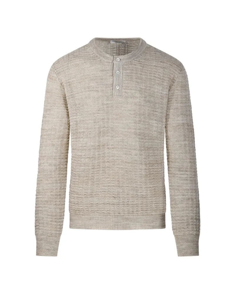 Roberto Collina Buttoned Knitted Sweater Neutrals