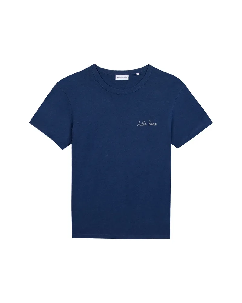 Maison Labiche Short -sleeve T-shirt Blue