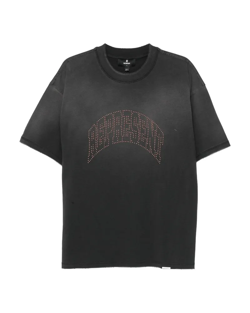 REPRESENT Stud-logo T-shirt Black