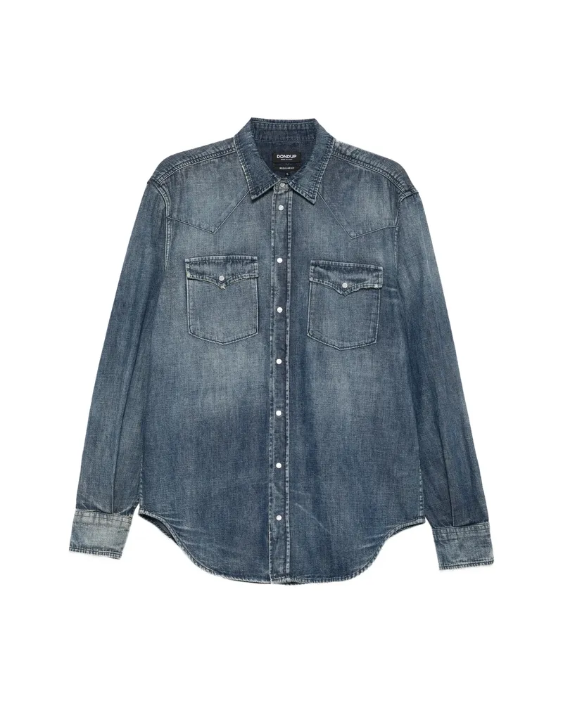 Dondup Western Denim Shirt Blue