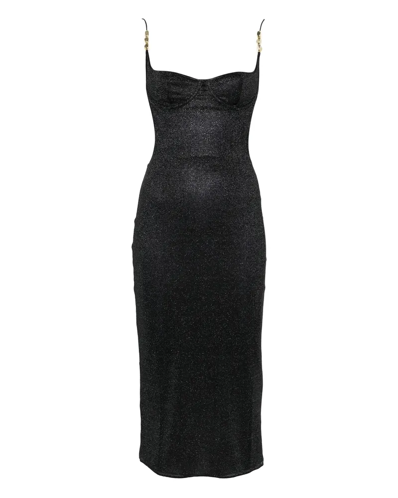Oséree Glazed Lumière Dress Black