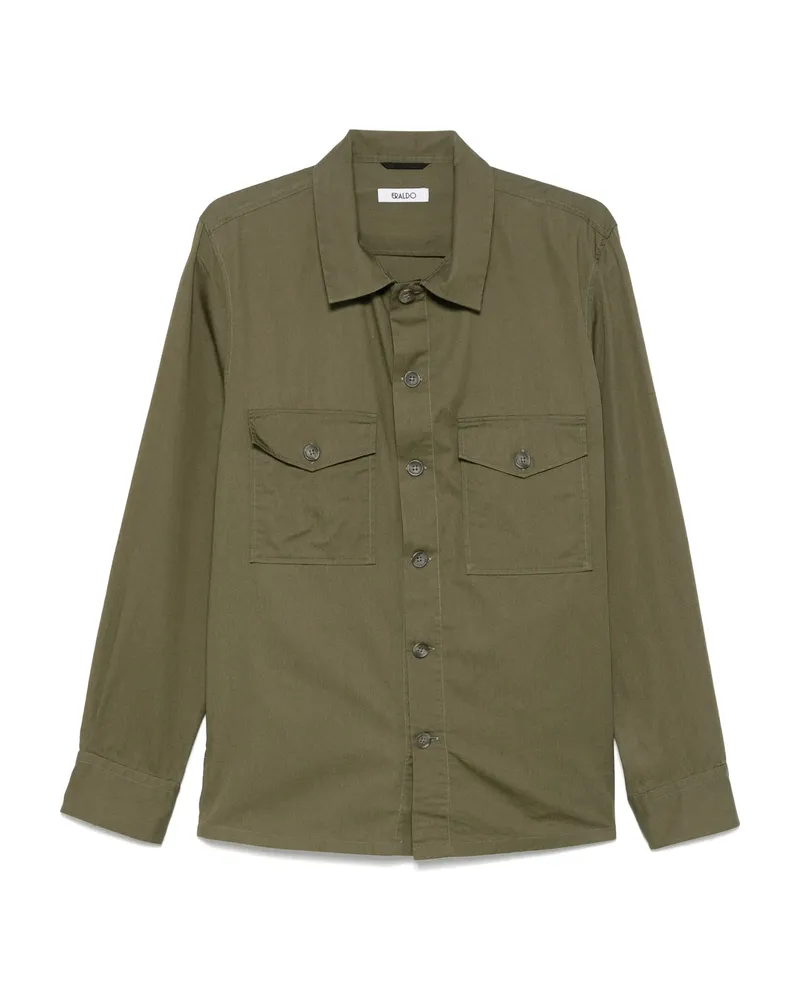ERALDO Cotton Cargo Shirt Green