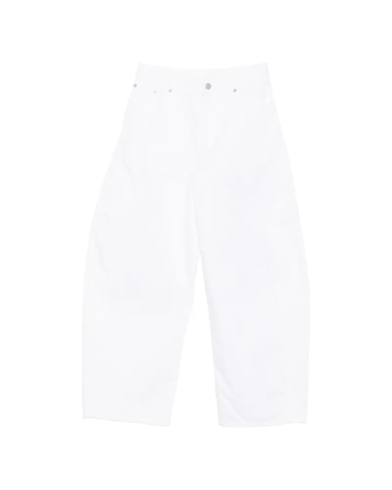 Alaïa White Wide-leg Jeans White