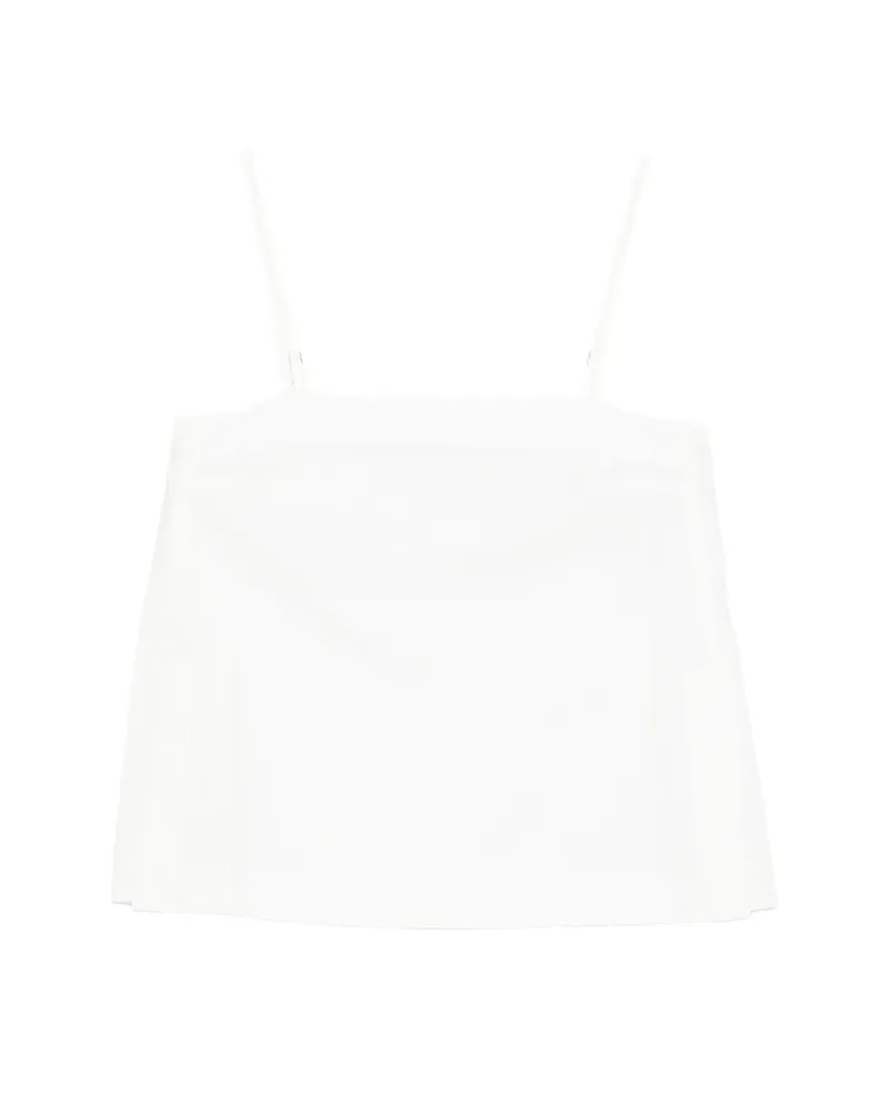 BONDI BORN Spaghetti-strap Top White