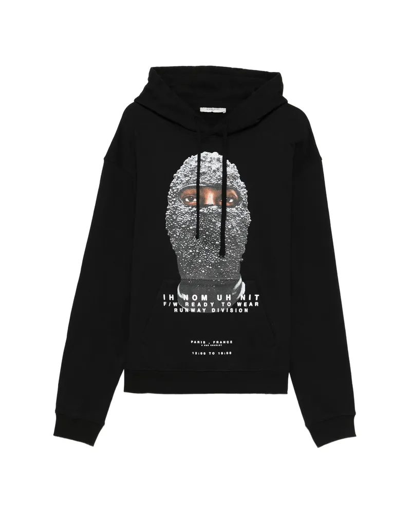 IH NOM UH NIT Printed Hoodie Black