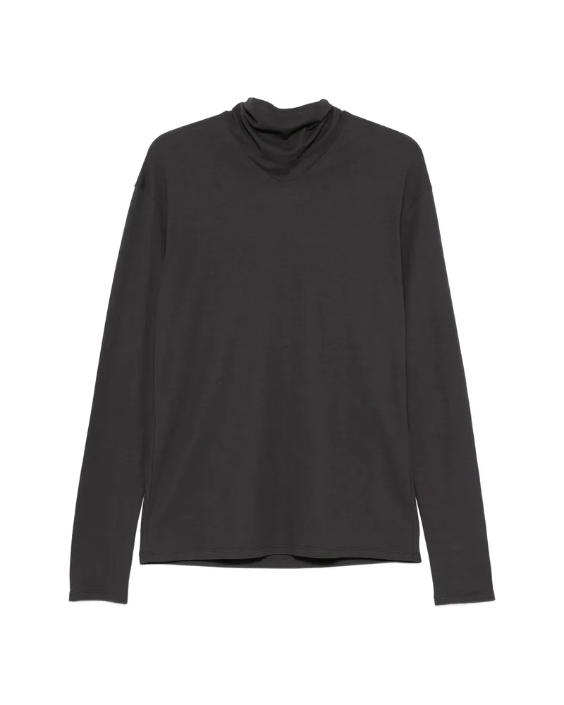 Christophe Lemaire Tie-fastening T-shirt Grey