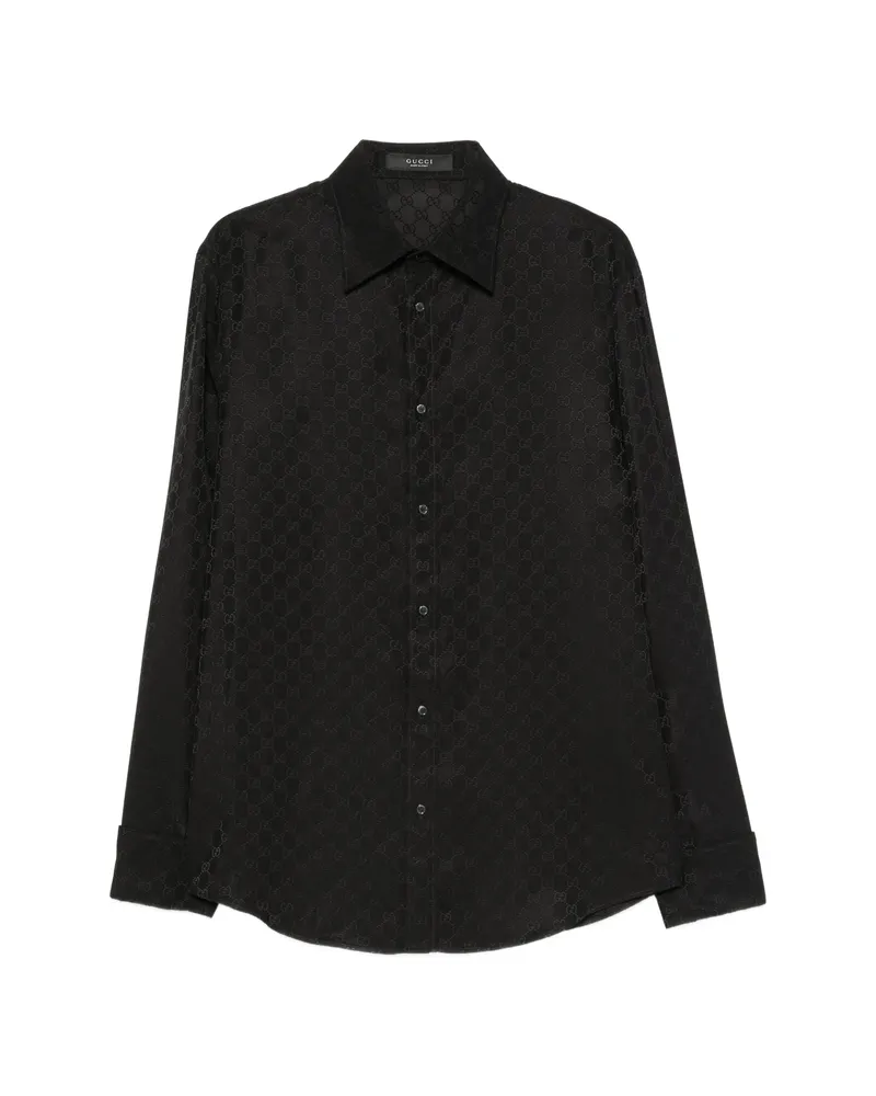 Gucci Logo-pattern Shirt Black