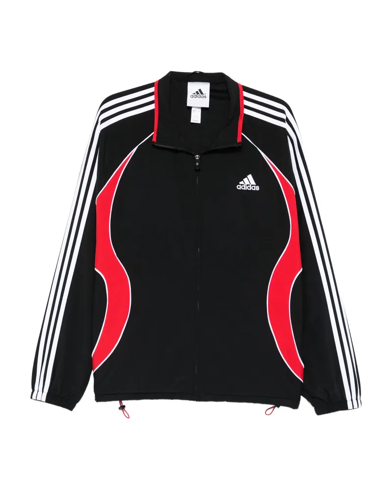 adidas Stripe-detail Jacket Black