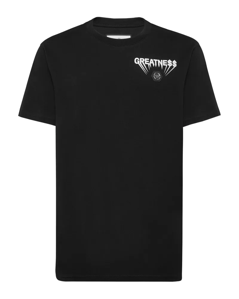 Philipp Plein Logo-plaque Round-neck T-shirt Black