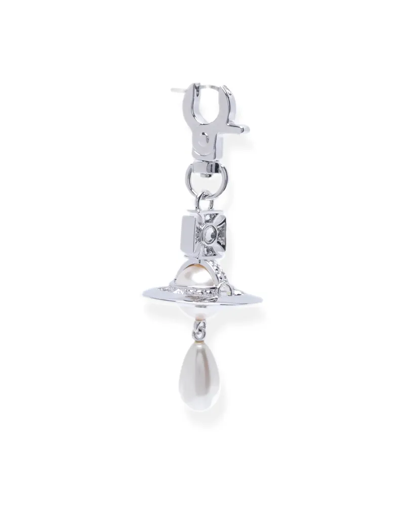 Vivienne Westwood Aïda Orb Drop Earrings Silver