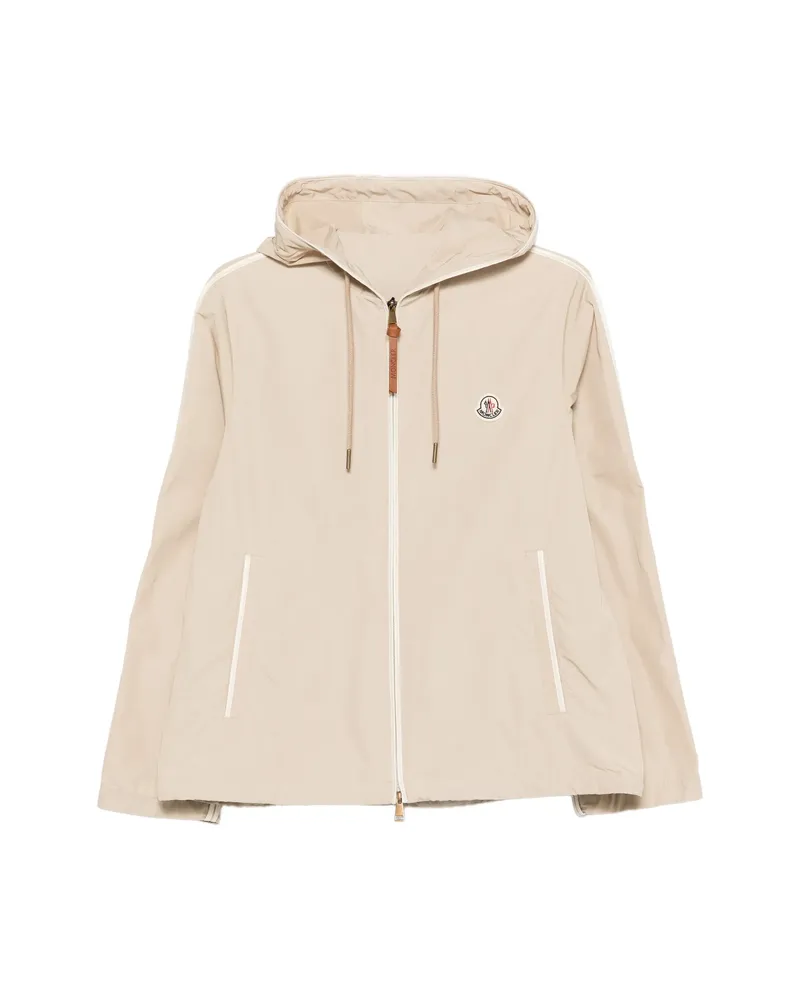 Moncler Sarracenia Hooded Jacket Neutrals