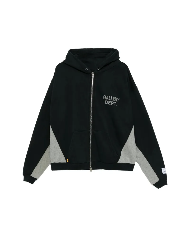 GALLERY DEPT. Zip Hooded Sweatshirt Black