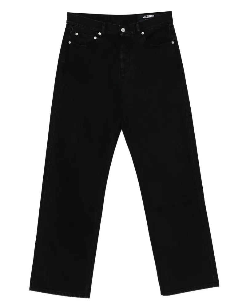 Jacquemus Straight De-Nîmes Jeans Black