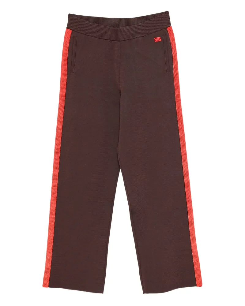 Wales Bonner Side-stripe Trousers Brown