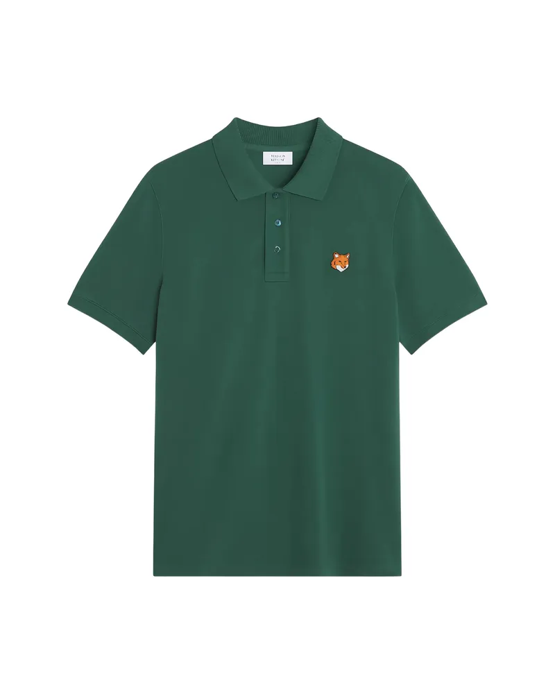 Kitsuné Fox Head Polo Shirt Green