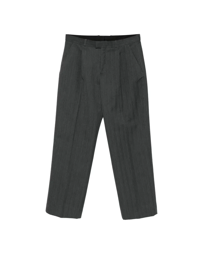 Our Legacy Slack Pinstripe Trousers Grey