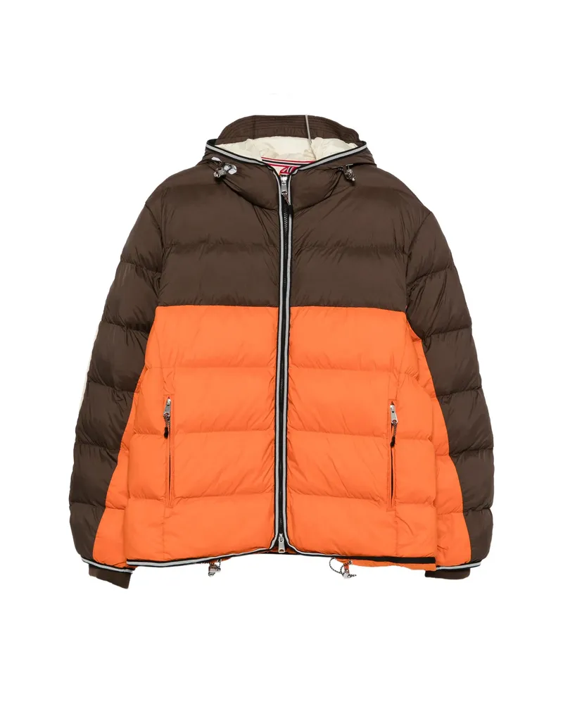Napapijri Logo-patch Puffer Jacket Brown