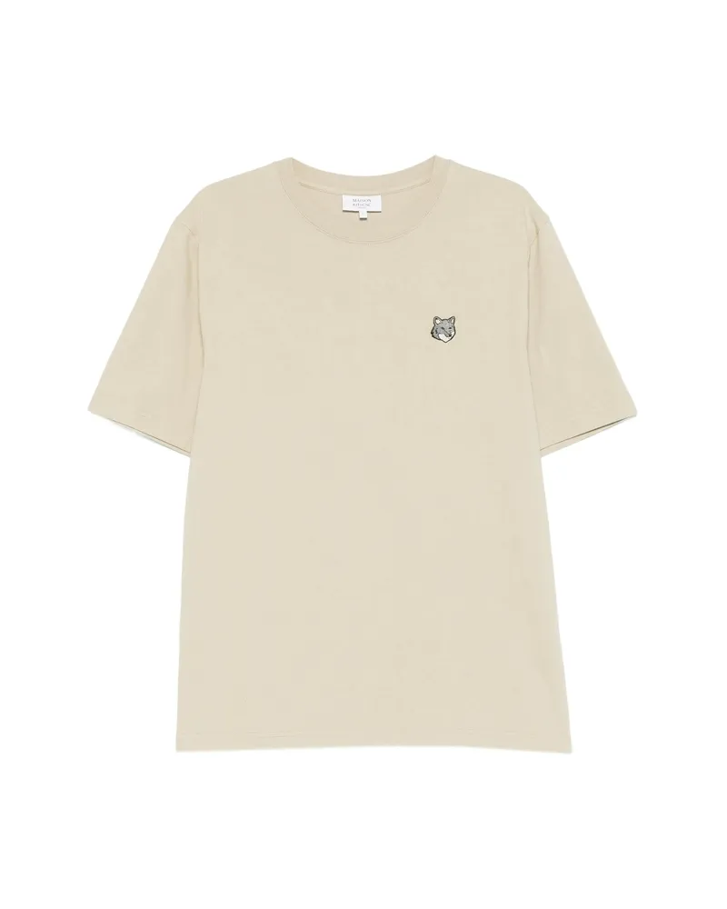 Kitsuné Fox-head T-shirt Neutrals