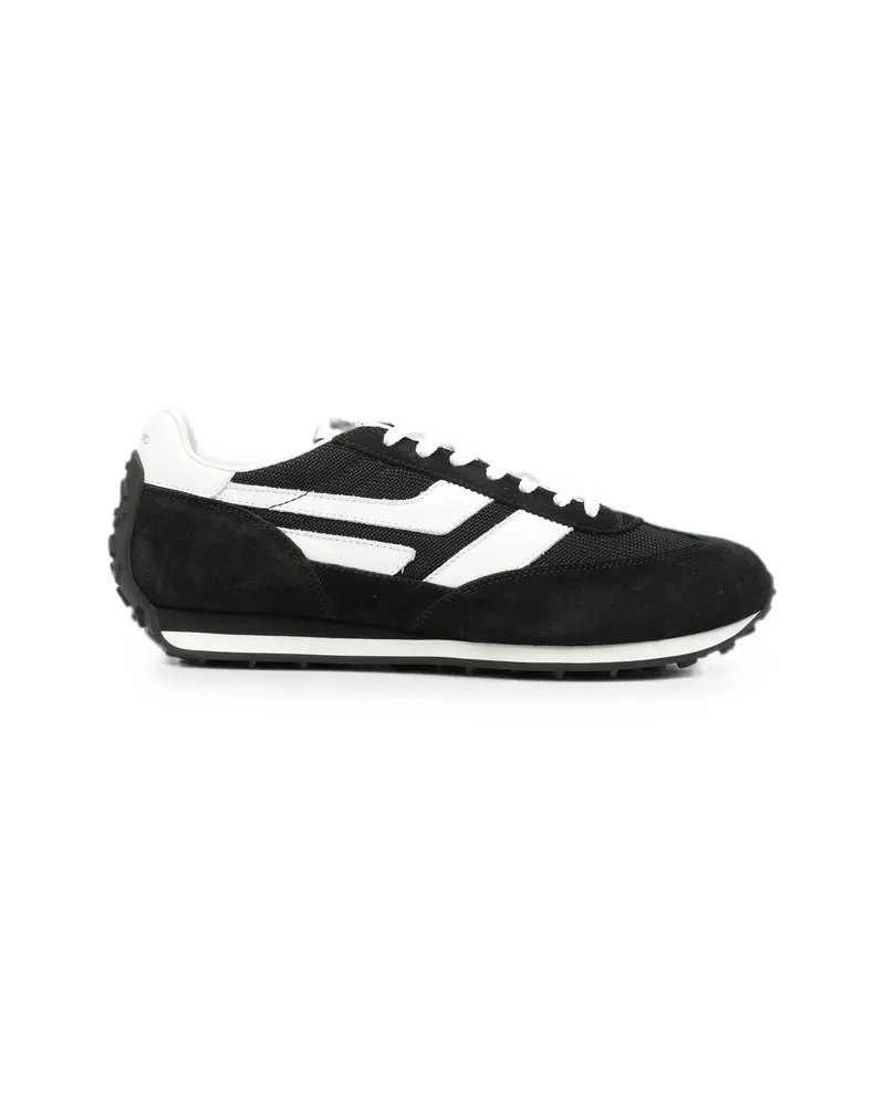 Tom Ford Logo-patch Panelled Sneakers Black