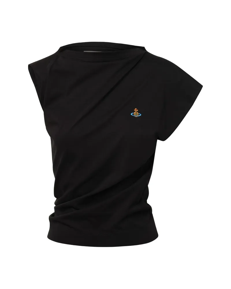 Vivienne Westwood Hebo Orb-detail T-shirt Black