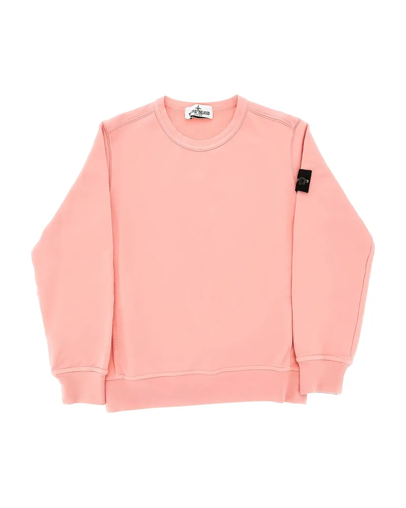 Stone Island Compass-badge Sweatshirt Pink