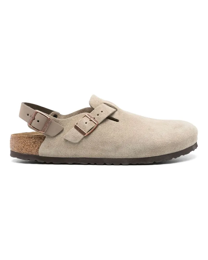 Birkenstock Tokio II Suede Clogs Neutrals