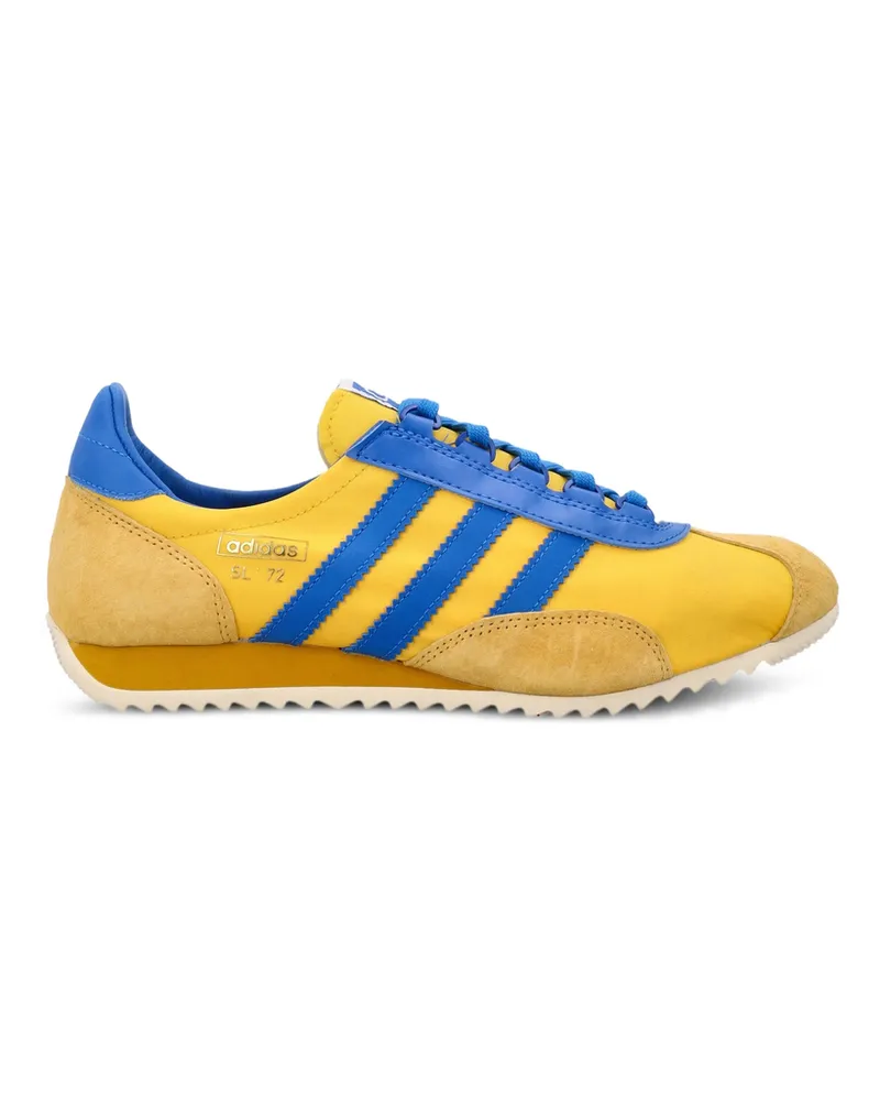 adidas SL 72 Three-stripe Sneakers Yellow