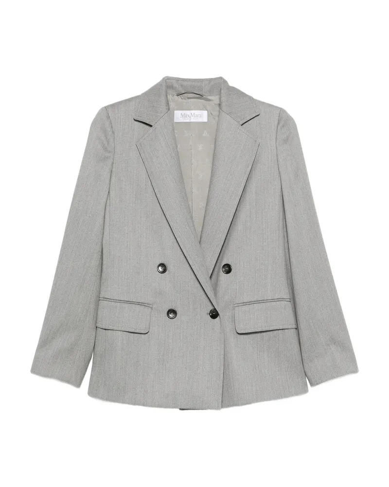 Max Mara Double-breasted Blazer Grey