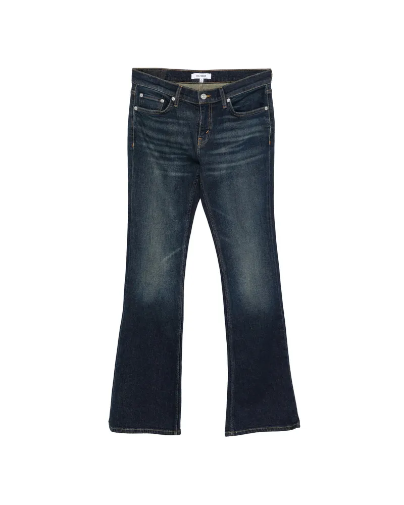 RE/DONE Five-pocket Bootcut Jeans Blue