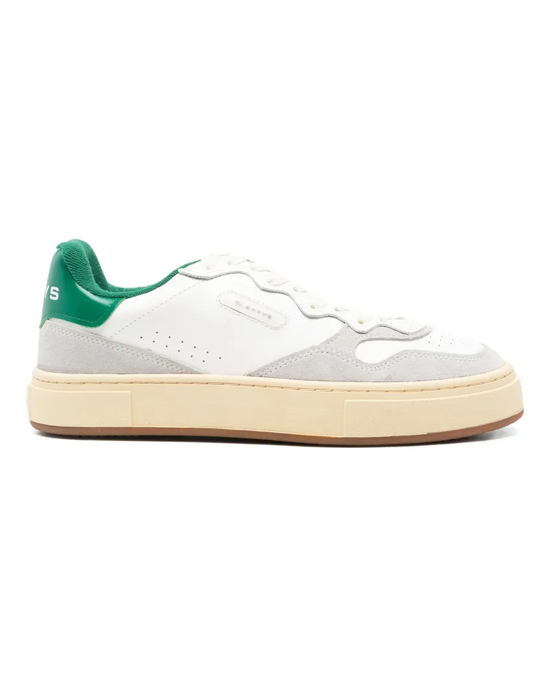 Eytys Leather Panelled Sneakers White