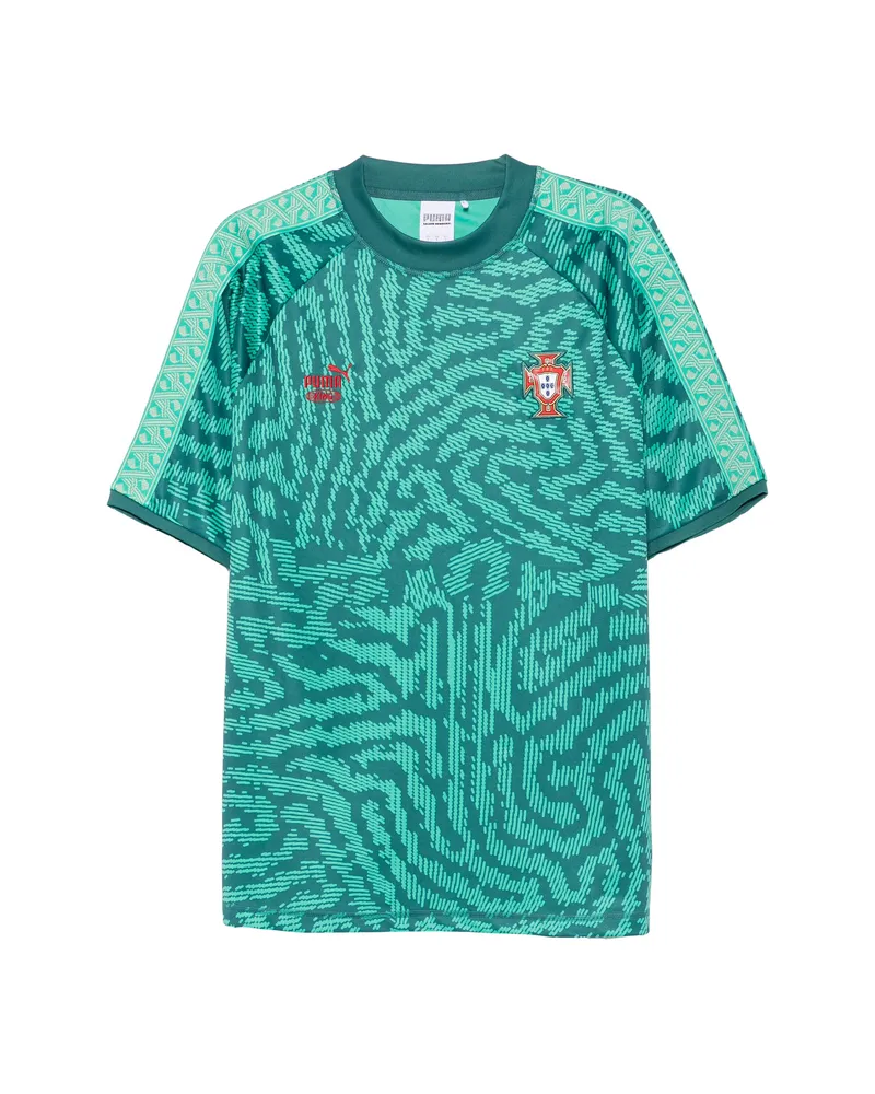 Puma X FPF X SB King Abstract-print T-shirt Green