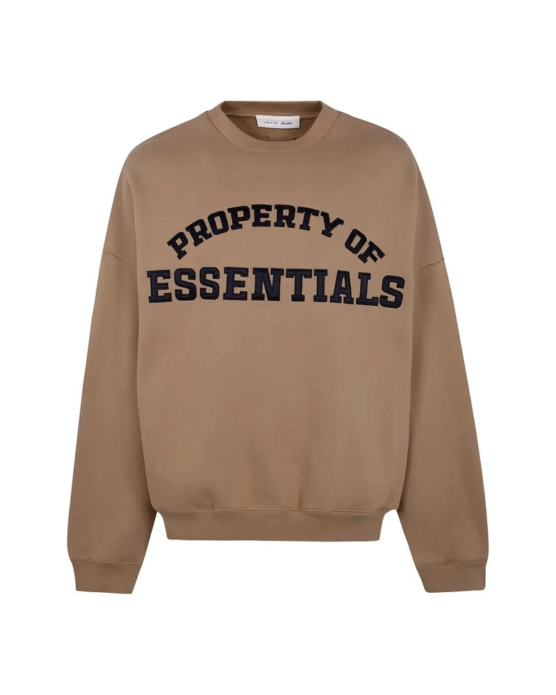 Fear of God Logo-embroidery Sweatshirt Brown