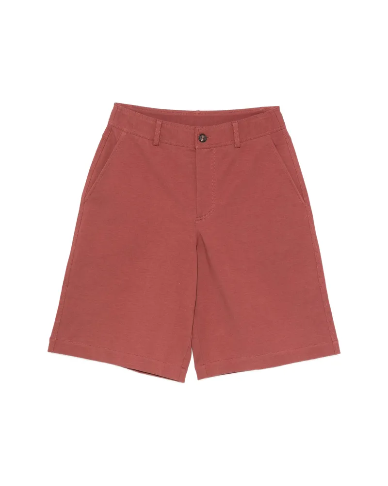 Brunello Cucinelli Straight-leg Shorts Red