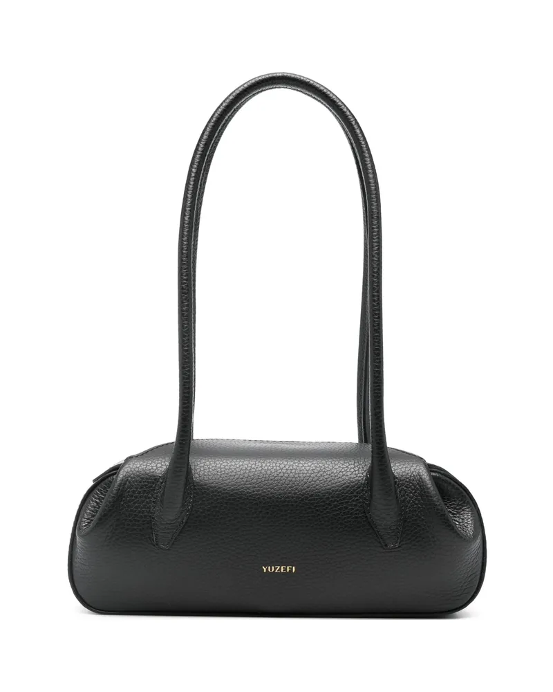 YUZEFI Mini Oyster Shoulder Bag Black