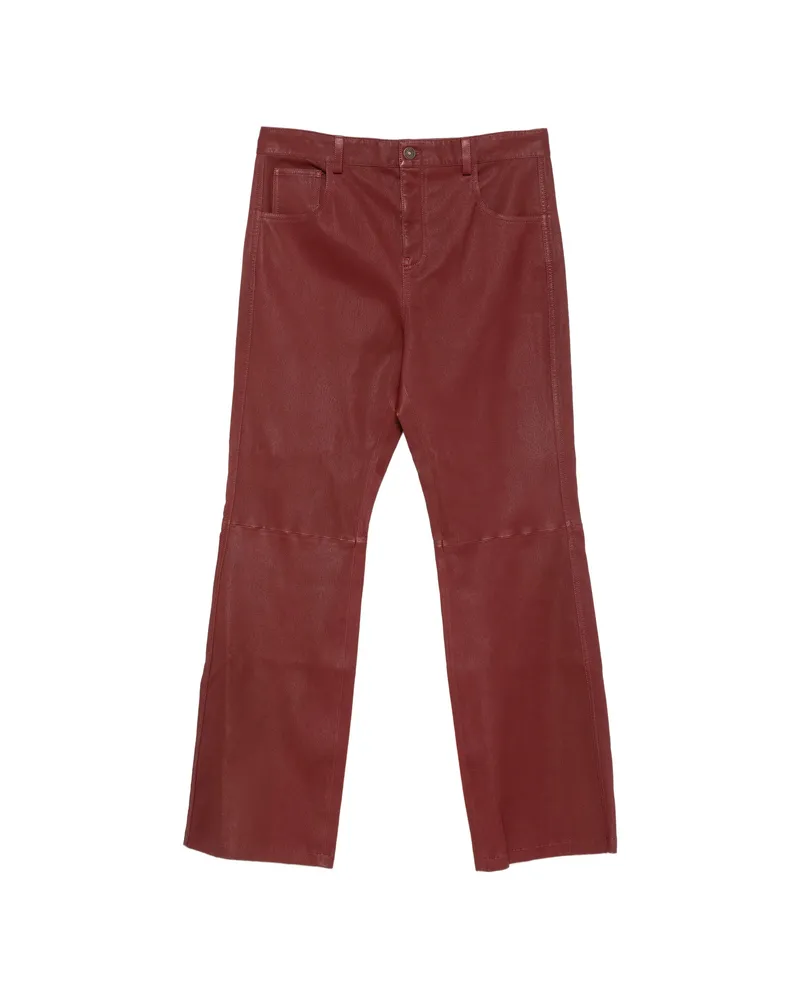 Amiri Button-fastening Trousers Red