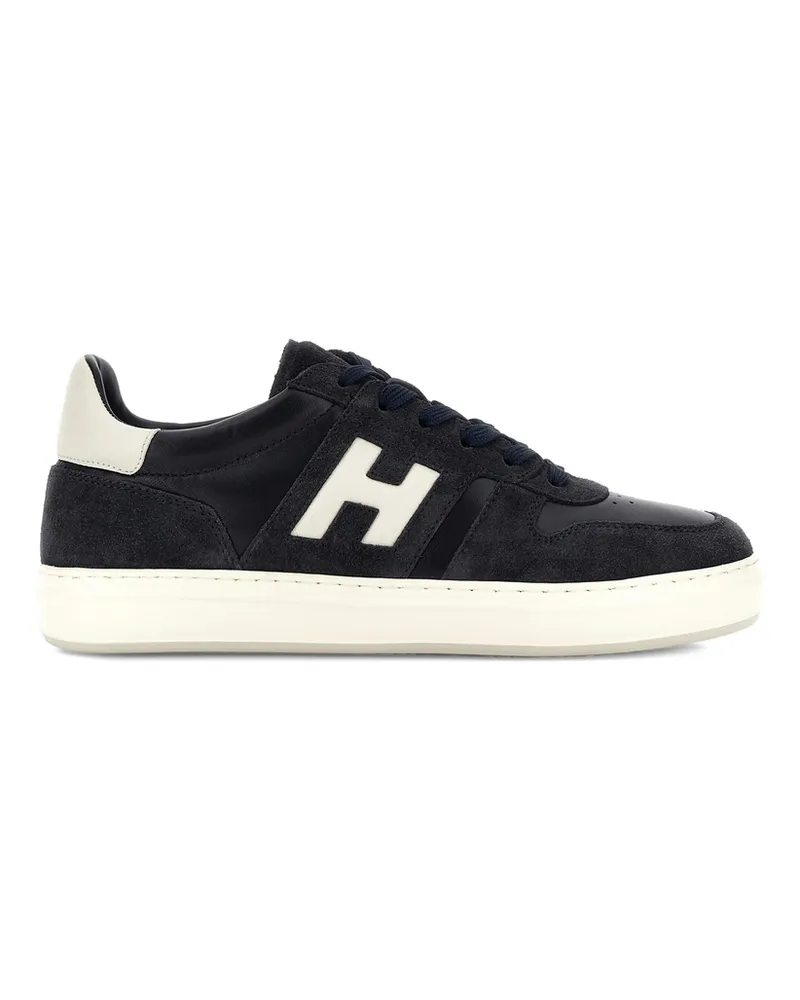 Hogan H-TV Suede Logo Sneakers Blue
