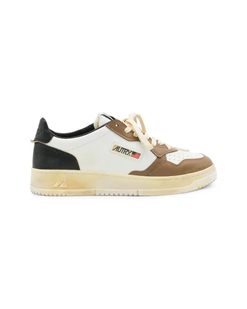 AUTRY Super Vintage Leather Sneakers White