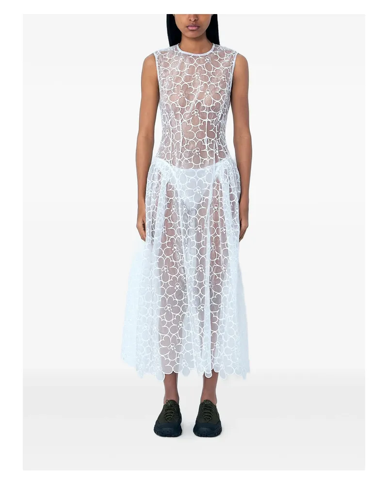 Cecilie Bahnsen Lola Dress White