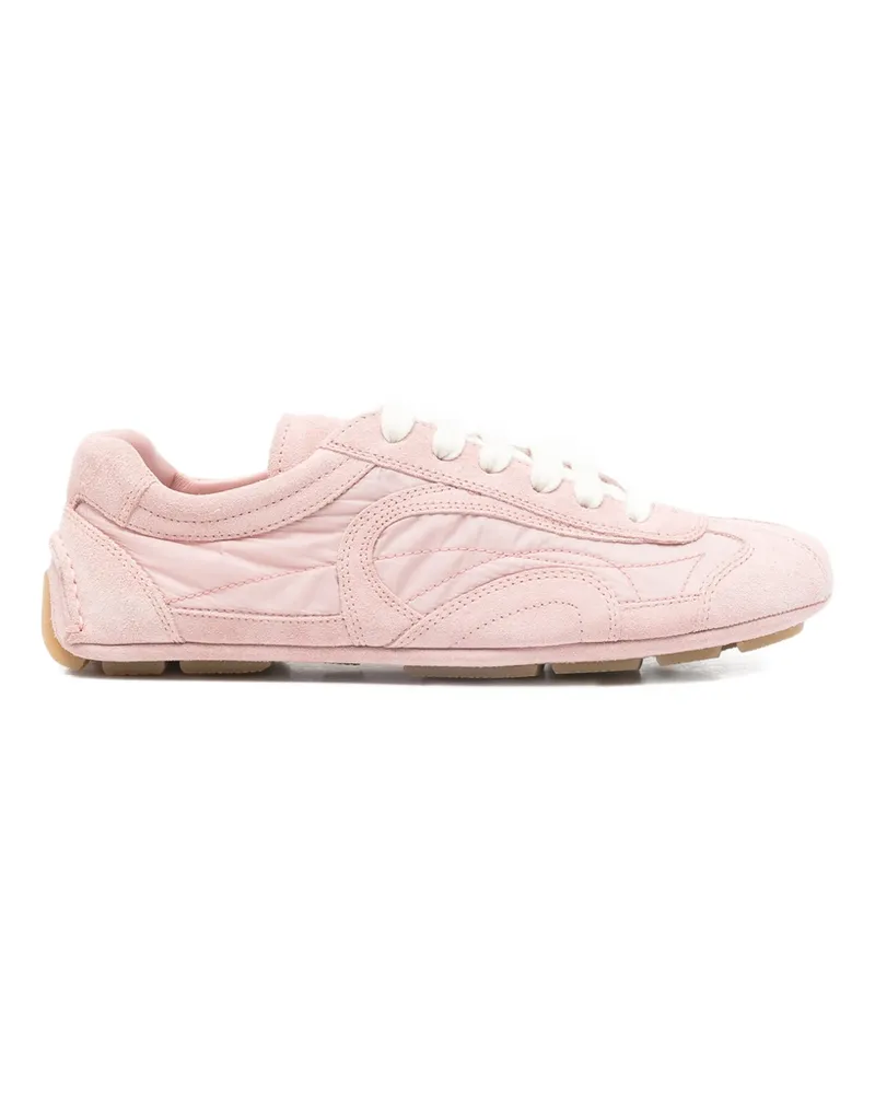 Prada Lace-up Sneakers Pink