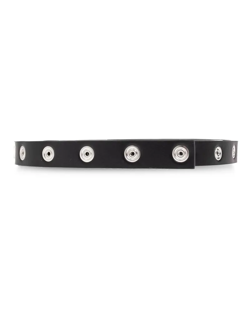 ATTICO Leather Belt Black