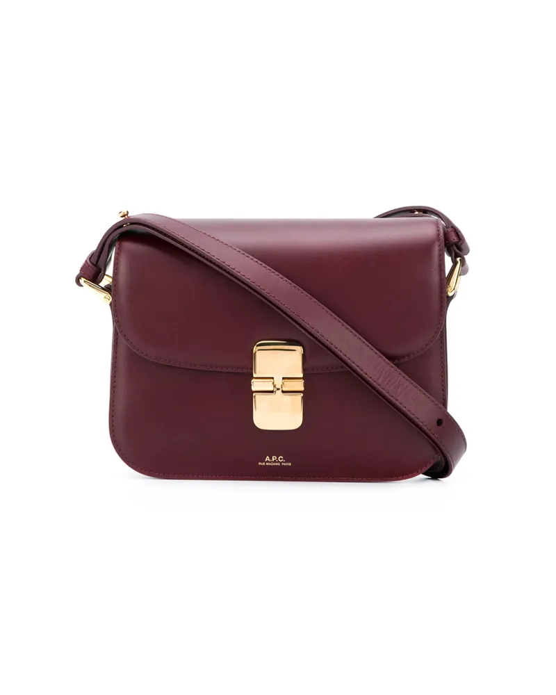 A.P.C. A. p.c. Small Grace Shoulder Bag Red
