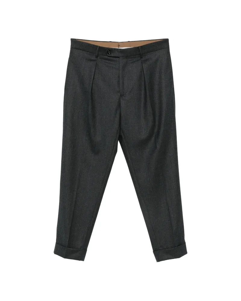 Berwich Chiaia Belt-loops Trousers Grey