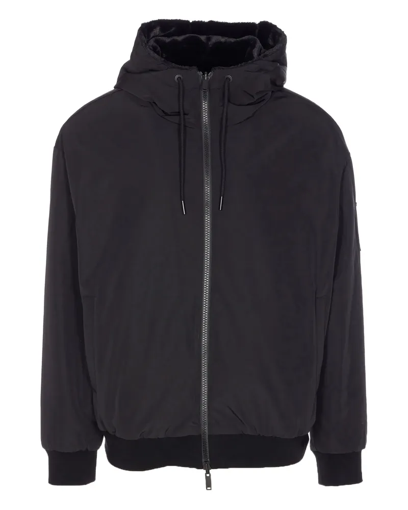 Moose Knuckles Roland Reversible Hooded Jacket Black