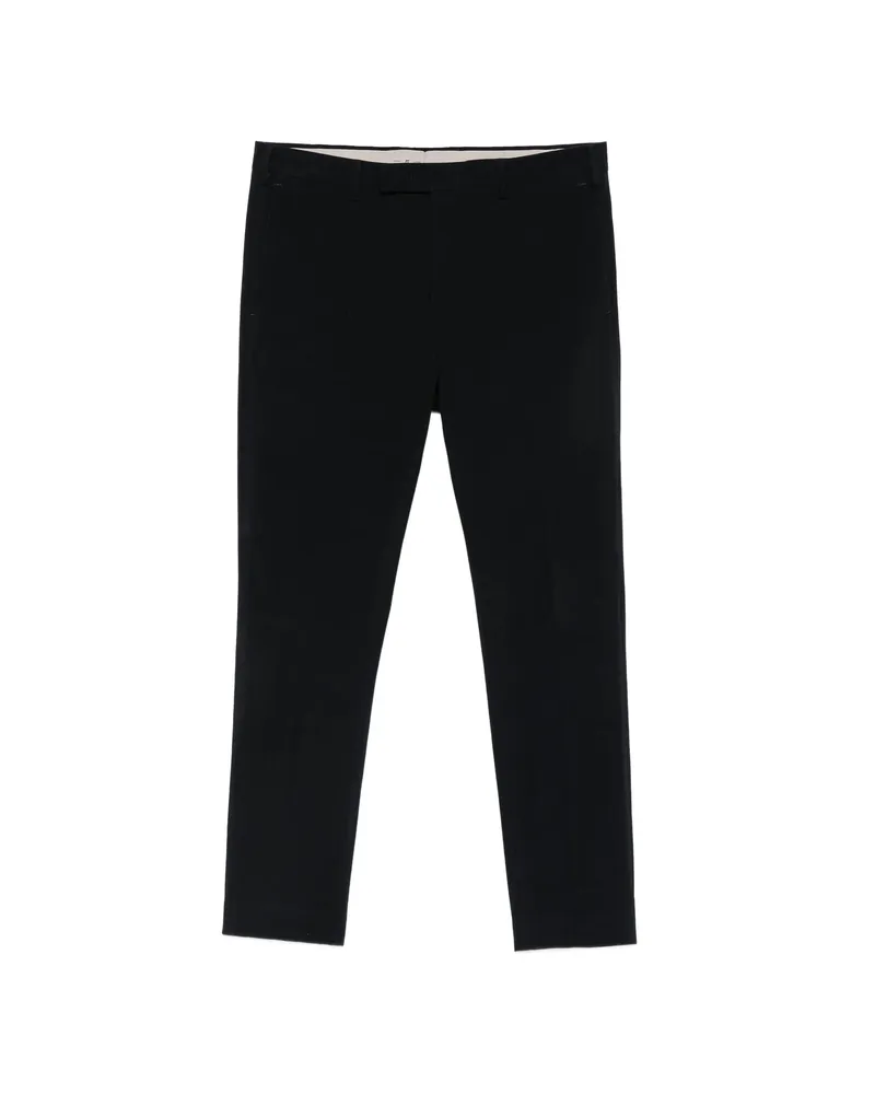 PT TORINO Logo-plaque Tailored Trousers Blue